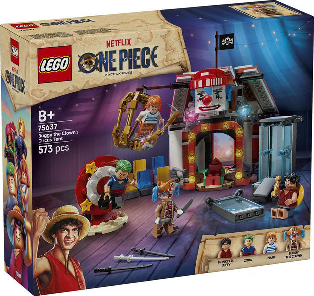 LEGO One Piece 75637 la tenda del circo di bagy il clown