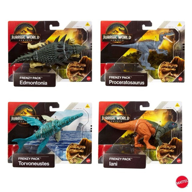 jurassic world rebirth pericolo giurassico - dinosauri assortiti