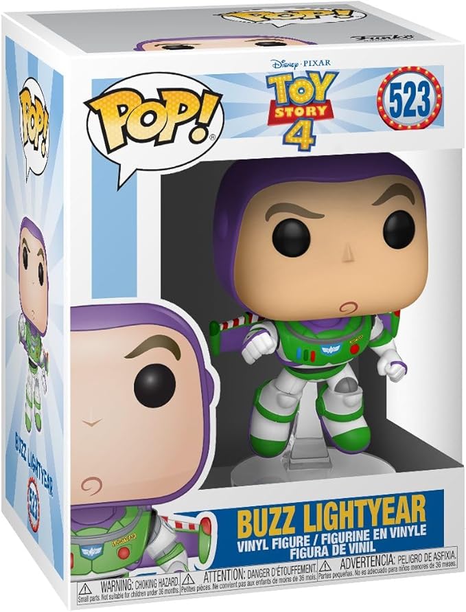 disney pixar: toy story 4 - buzz lightyear 9cm - funko pop! 523
