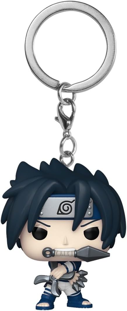 naruto classic - sasuke uchiha 4cm - funko pocket pop! portachiavi