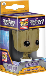 marvel: guardians of the galaxy - dancing groot 4cm - funko pocket pop! portachiavi