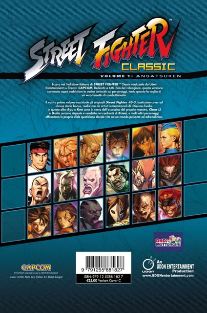 street fighter classic - volume uno: ansatsuken - variant cover c (esclusiva dadi e mattoncini)