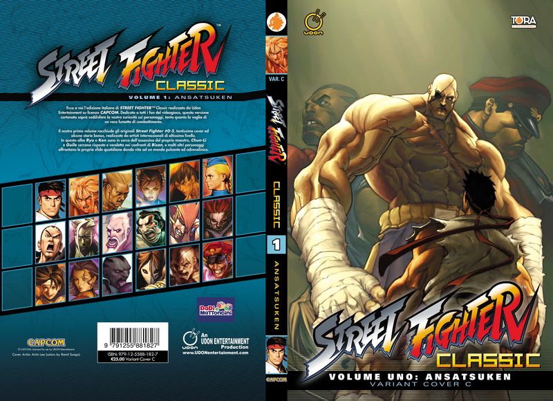 street fighter classic - volume uno: ansatsuken - variant cover c (esclusiva dadi e mattoncini)