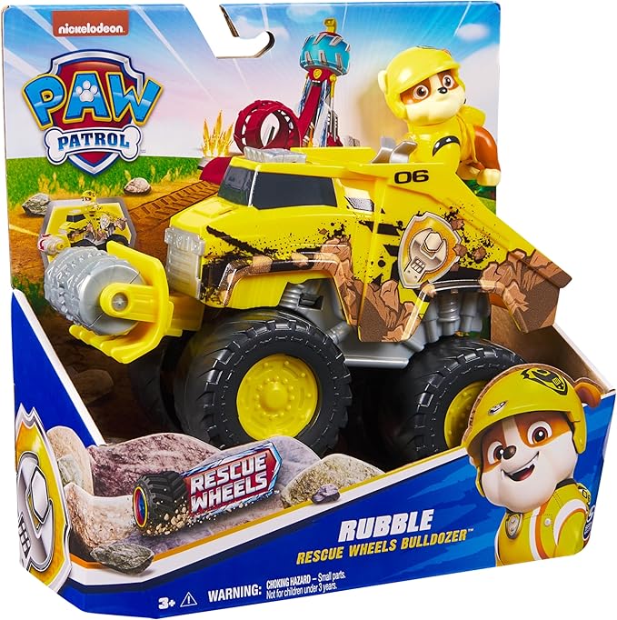 paw patrol rescue wheels - rubble