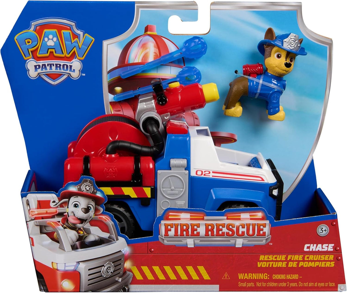 paw patrol fire rescue - chase