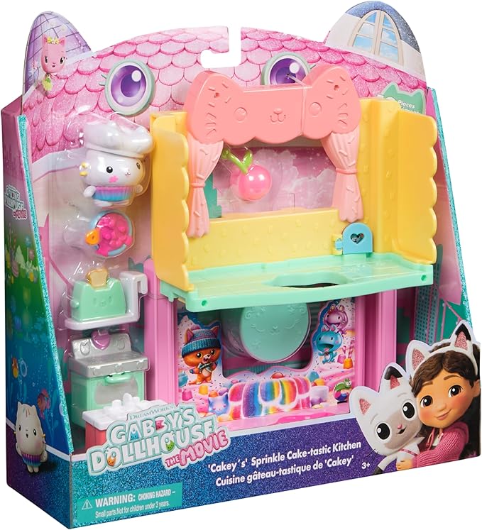 gabby's dollhouse - le stanze deluxe - cucina