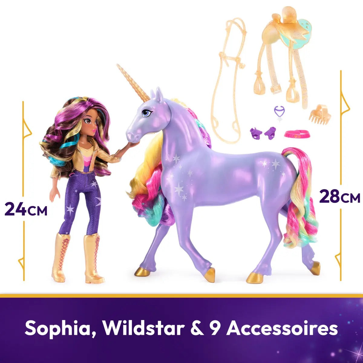 unicorn academy - sophia & rainbow wildstar