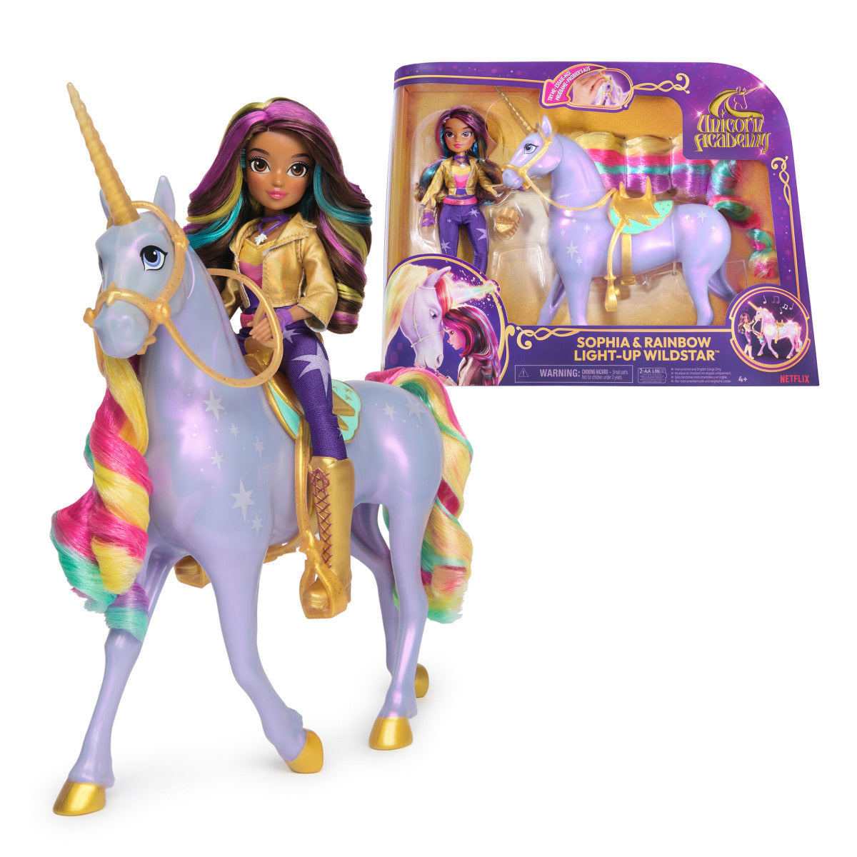 unicorn academy - sophia & rainbow wildstar