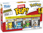 pokémon: pikachu 4 pack 3cm  - funko pop bitty