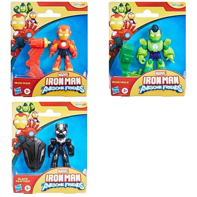 iron man and friends - personaggio con accessorio - modello assortito