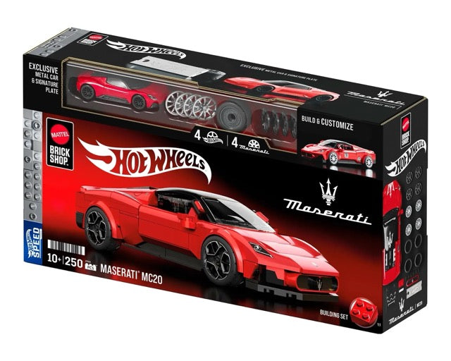 mattel brick shop hot wheels - maserati mc20