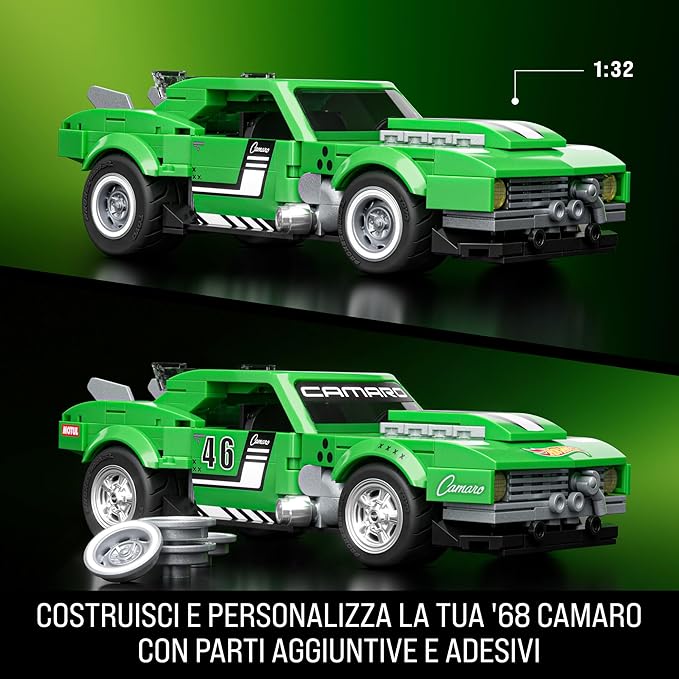 mattel brick shop hot wheels - chevrolet '68 camaro
