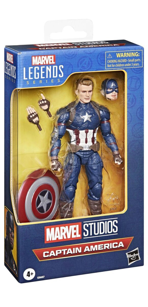 marvel legends series - avengers endgame - capitan america - action figure 15cm