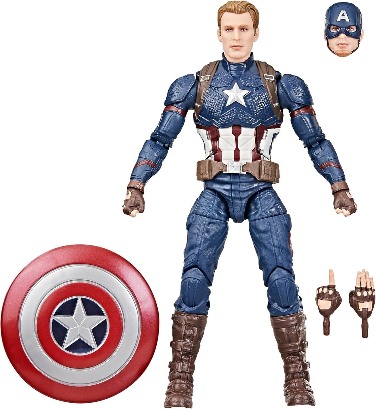marvel legends series - avengers endgame - capitan america - action figure 15cm