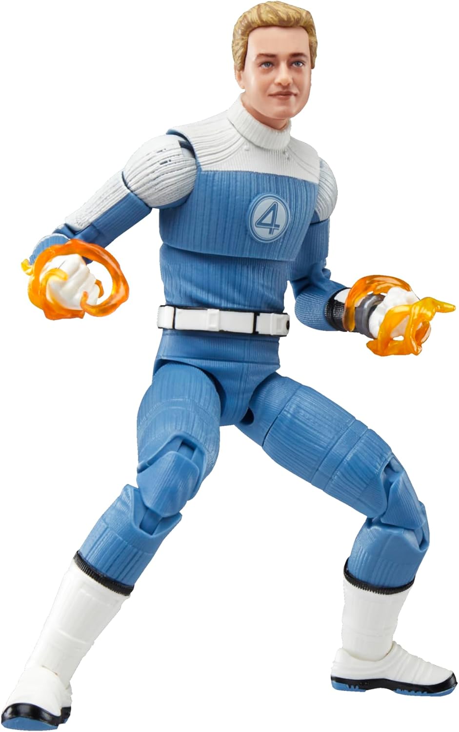 marvel legends series - i fantastici 4 - johnny storm - action figure 15cm