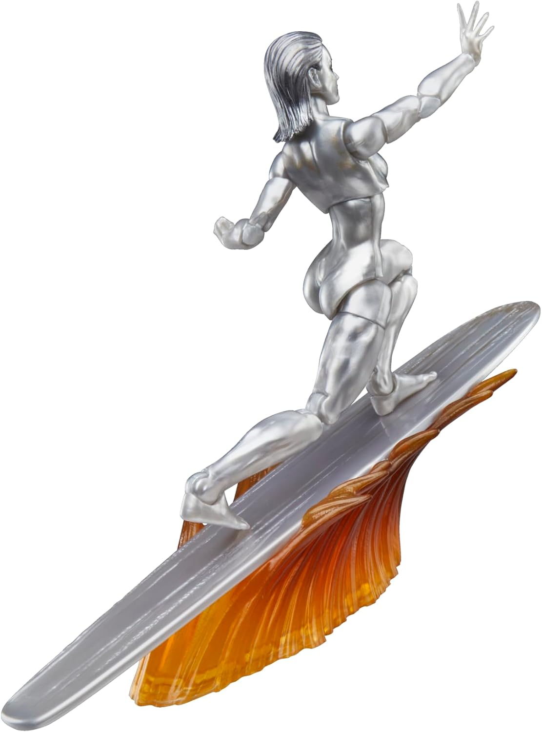 marvel legends series - i fantastici 4 - silver surfer - action figure 15cm