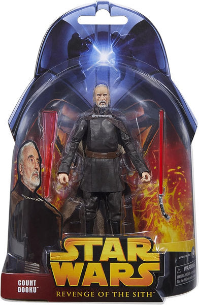 star wars - la vendetta dei sith - 20° anniversario - conte dooku - action figure 15cm