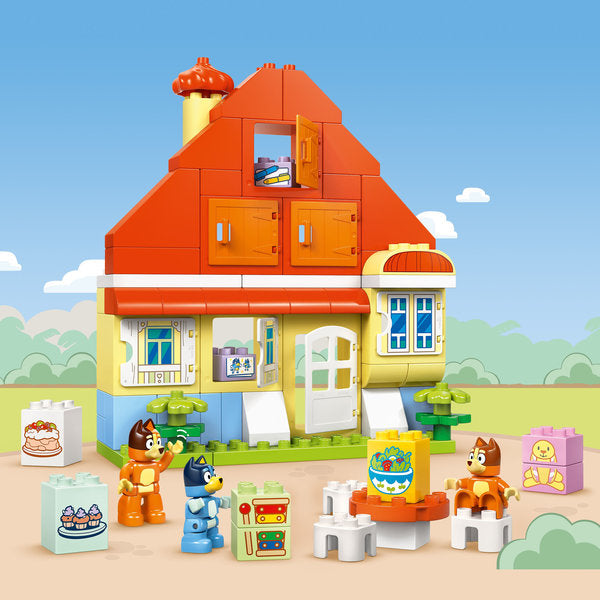 LEGO Duplo 10459 casa della famiglia di bluey con gioco di memoria