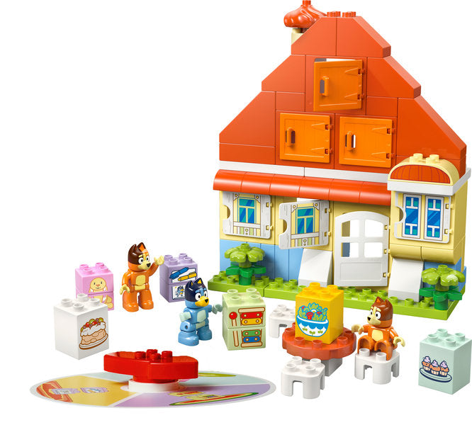 LEGO Duplo 10459 casa della famiglia di bluey con gioco di memoria