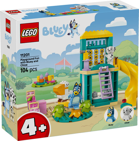 LEGO Bluey 11201 divertimento al parco giochi di bluey e chloe