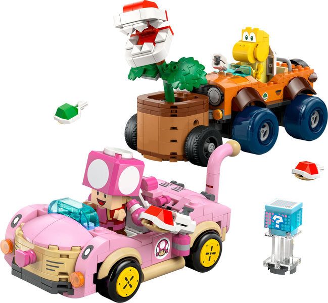LEGO Super Mario 72044 mario kart™ all'inseguimento della pianta piranha potenziata
