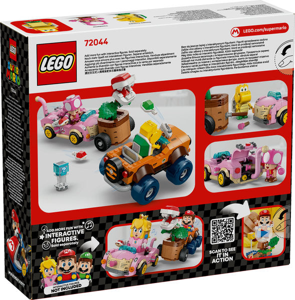 LEGO Super Mario 72044 mario kart™ all'inseguimento della pianta piranha potenziata