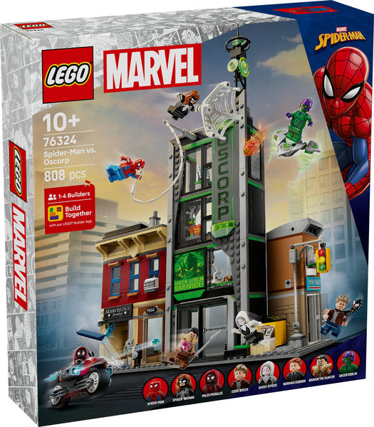 LEGO Super Heroes 76324 spider-man contro oscorp