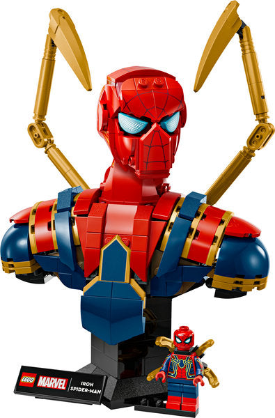 LEGO Super Heroes 76326 busto di iron spider-man