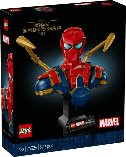 LEGO Super Heroes 76326 busto di iron spider-man