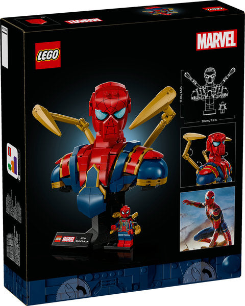 LEGO Super Heroes 76326 busto di iron spider-man