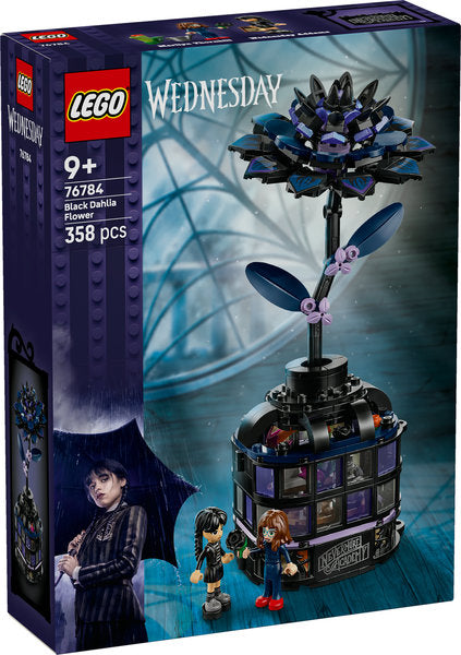 LEGO Wednesday 76784 fiore di dalia nero