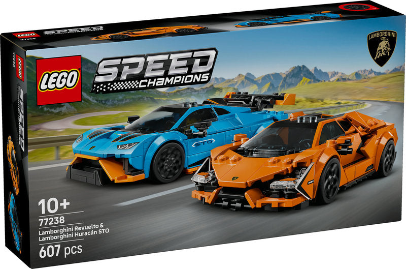 LEGO Speed Champions 77238 lamborghini revuelto e huracán sto