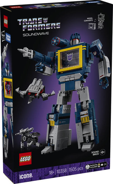 LEGO Icons 10358 transformers: soundwave