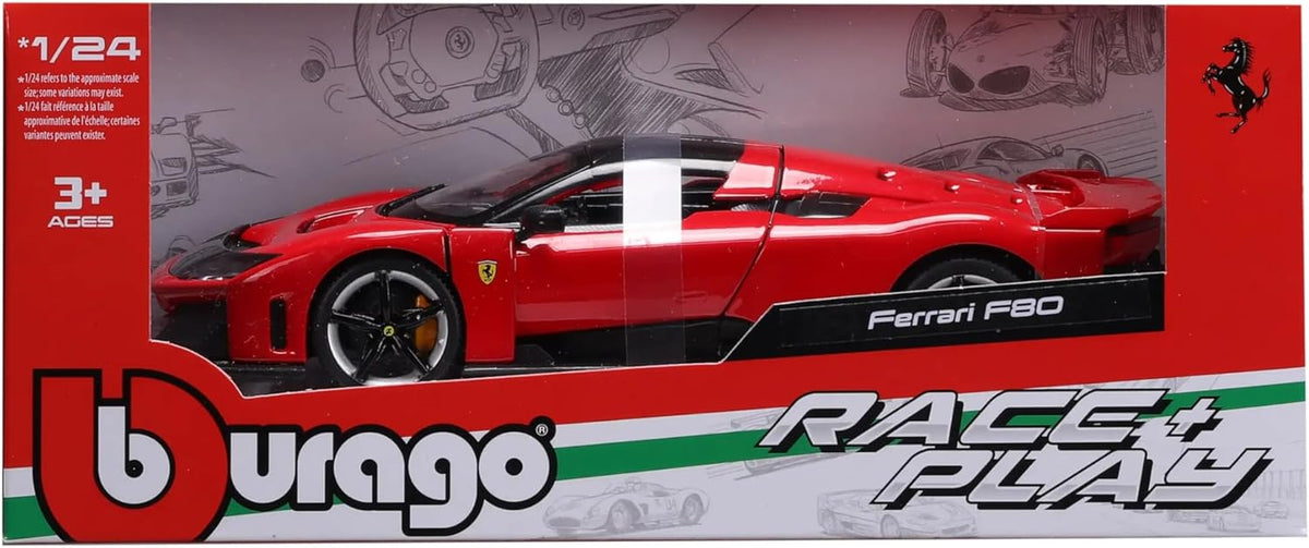 ferrari f80 - race & play - 1:24