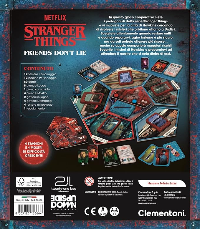 stranger things - friends don't lie - cooperative game