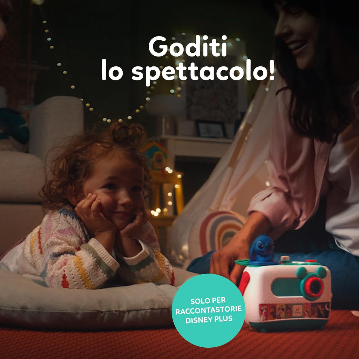 proiettore raccontastorie disney classic - le storie di stitch