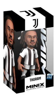 juventus - khéphren thuram - football stars 252 - minix collectible figurines 12cm