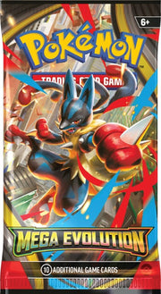 pokémon megaevoluzione - bustina singola 10 carte (ita)