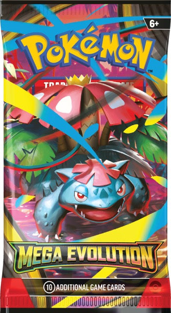 pokémon megaevoluzione - bustina singola 10 carte (ita)