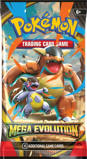 pokémon megaevoluzione - bustina singola 10 carte (ita)