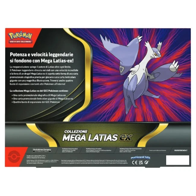 pokémon - box da collezione - mega latias-ex (ita)