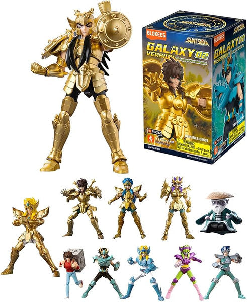 saint seiya - galaxy version 02 - the legacy of the gold saints - un modello assortito blind box