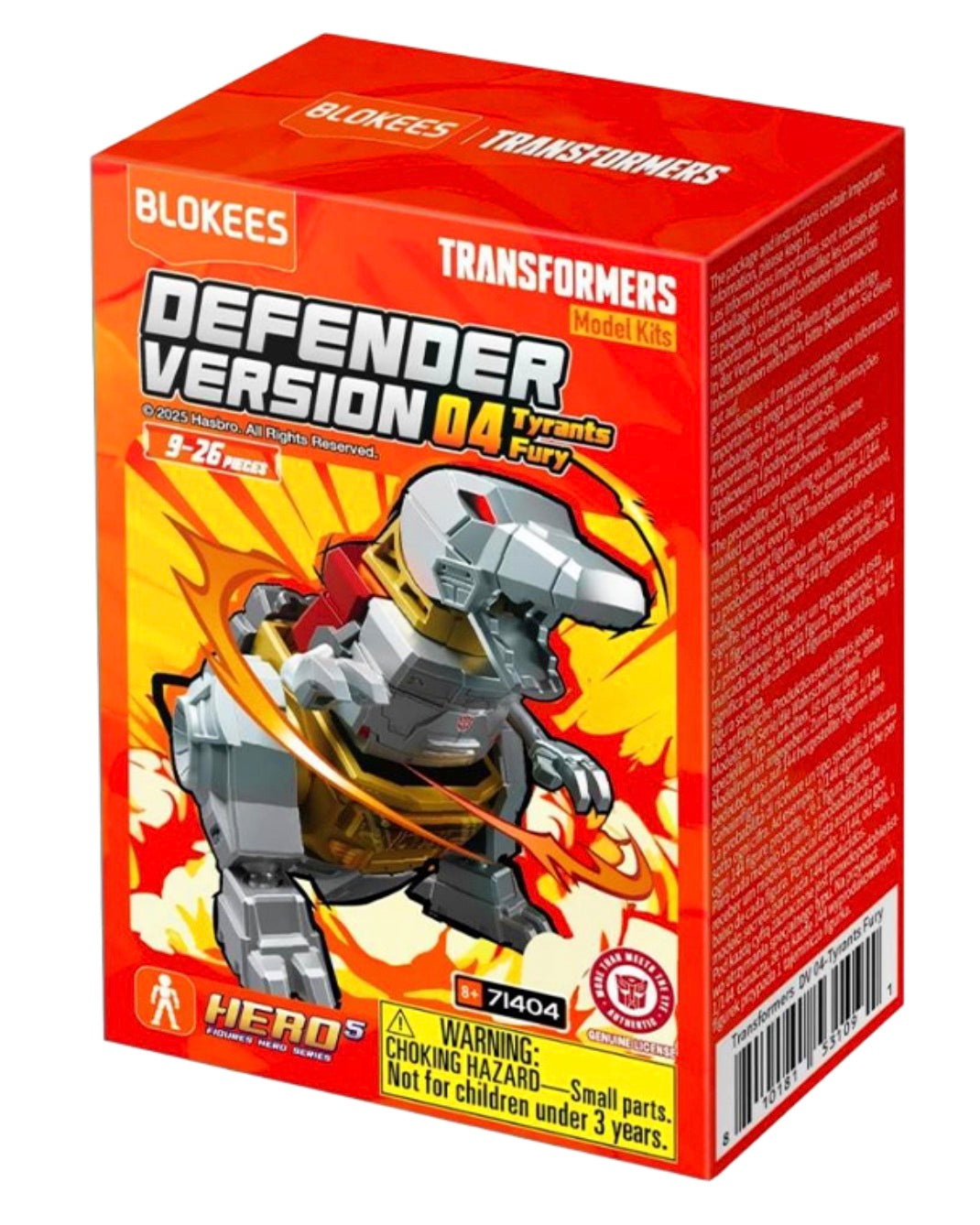 transformers - defender version 04 - tyrants fury - un modello assortito