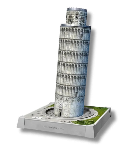 torre di pisa - puzzle 3d con led