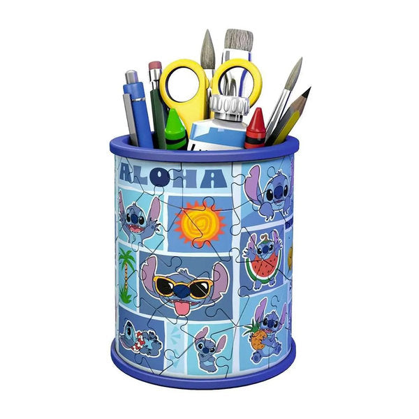 portapenne stitch - puzzle 3d