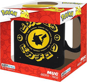 pokémon - tazza 460ml - pikachu black icon
