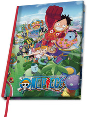 one piece - blocco note a5 - egghead