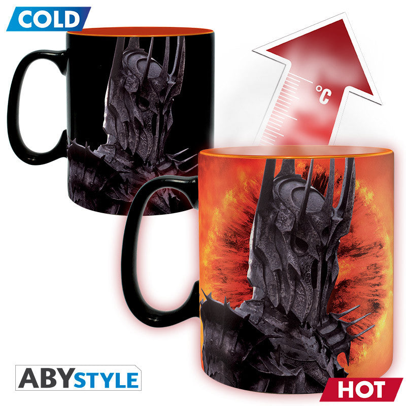 il signore degli anelli - tazza termosensibile 460ml - sauron