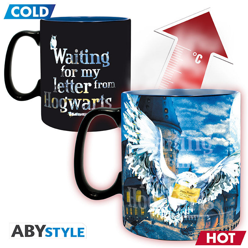 harry potter - tazza termosensibile 460ml - welcome to hogwarts