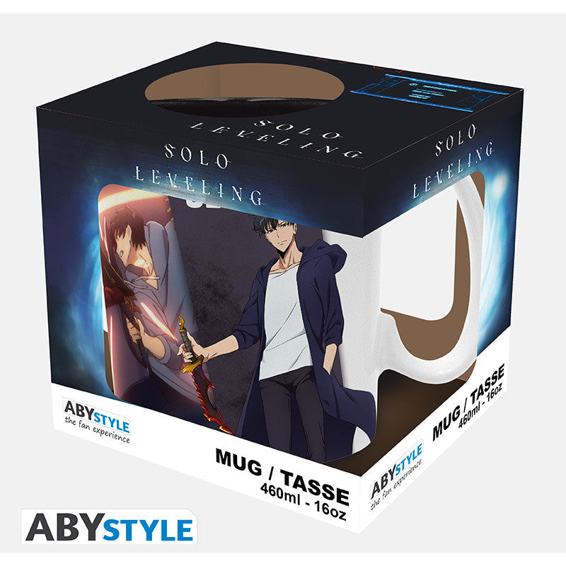 solo leveling - tazza 460ml - sun jinwoo & igris